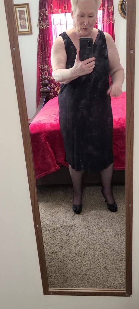 Stripping From Fully Clothed With High Heels - Terry Town Gal